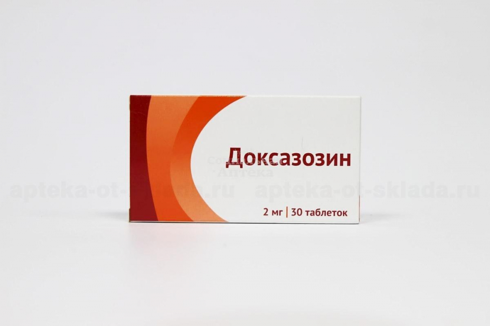 💊 Купить Доксазозин таб. 2мг №30 - цены в аптеках СПБ | Аптека Лекафарм