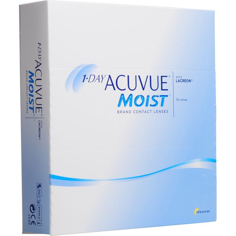 Однодневные контактные линзы. Acuvue 1-Day moist. Акувью Мойст 90. Acuvue moist 90 Day Supply. Линзы Acuvue moist 1 Day.