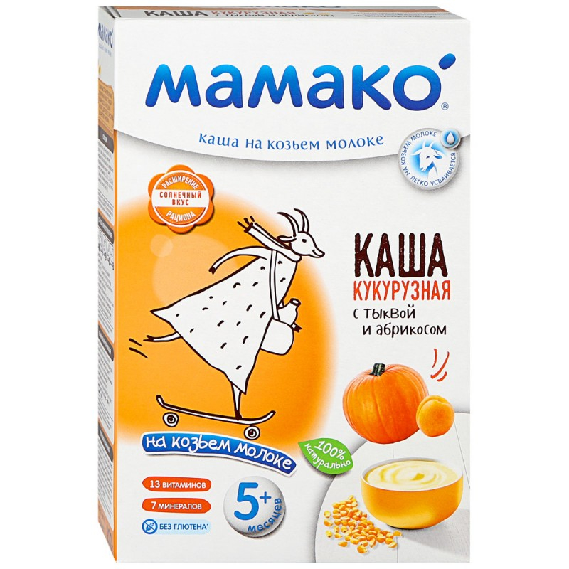 Каша мамако кукурузная на козьем молоке