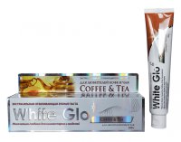 Зубная паста WHITE GLO 100 отбеливающая д/любителей кофе и чая 100г