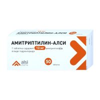 Амитриптилин-АЛСИ таб. 10мг №50