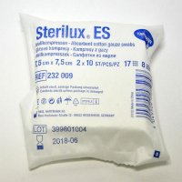 Салфетки STERILUX ES марлевые стер. 7,5см х 7,5см №10