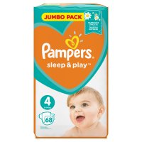 Подгузники PAMPERS Sleep & Play Maxi (9-14кг) р.4 №14