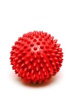 Мяч массаж. ПВХ ИГЛБОЛ d=65мм красный