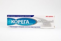 Корега крем Нейтральный вкус 40г д/фикс. зубн. протезов (б/цинка)