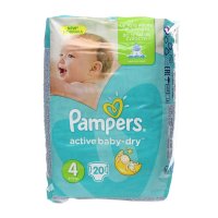 Подгузники PAMPERS Active baby Dry Maxi (8-14кг) №20