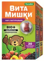 Витамишки Bio+ (пребиотик) д/пищеварения пастилки жев. №30