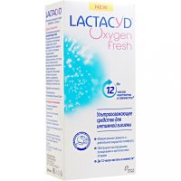 Лактацид Oxygen Fresh (Кислородная свежесть) средство Ультраосвежающее д/интимн. гигиены (молоч. кислота, арктич. ягоды, кисл. пузырьки) 200мл