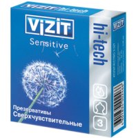 Презерватив VIZIT Hi-Tech Sensitive (сверхчувствительный) №3