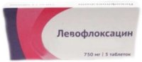 Левофлоксацин 750 мг №5