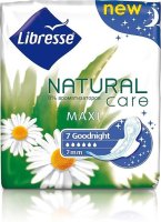 Прокладки гигиенические LIBRESSE Natural Care Goodnight №7