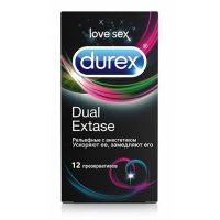 Презерватив DUREX Dual Extase №12