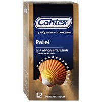 Презерватив CONTEX №12 Relief (рельефные)