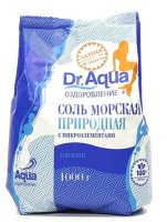 Соль морская DR. AQUA природная 1кг