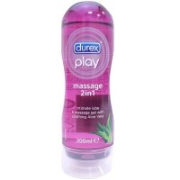 Гель-смазка DUREX Play Gel de Massage "2 in 1" Aloe Vera с алоэ для массажа 200мл
