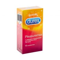Презерватив DUREX Pleasuremax (рельефные полоски и точки) №12