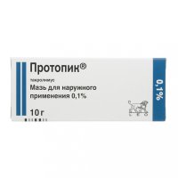 Протопик туба(мазь д/наружн. прим.) 0,1% 10г №1