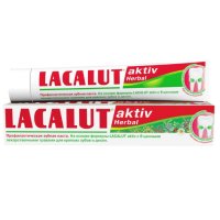Зубная паста ЛАКАЛЮТ Актив хербал (aktiv herbal) 75мл