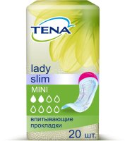 Прокладки гигиенические TENA Lady Slim Mini п/недерж. №20