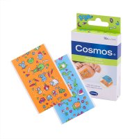 Лейкопластырь COSMOS Kids пластины водоотталк. гипоаллерг. цветн. 6 х 10см №10