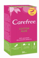 Прокладки гигиенические CAREFREE Cotton Алоэ №30