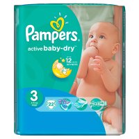 Подгузники PAMPERS Active baby Dry Midi (4-9кг) №22