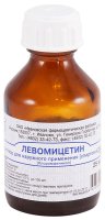 Левомицетин фл.(р-р спирт. наружн.) 1% 25мл №1