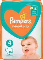 Подгузники PAMPERS Sleep & Play Maxi (7-14кг) р.4 №14
