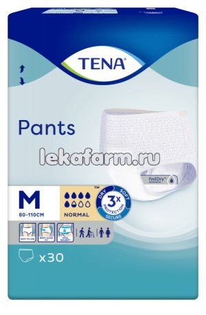 Подгузники-трусики для взрослых TENA Pants Normal Medium №30