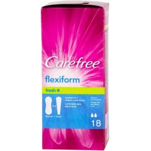 Прокладки гигиенические CAREFREE Flexi Form Fresh (ароматизир.) №18