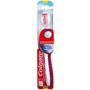Зубная щетка COLGATE 360 Глубокая чистка мягк.