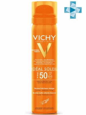 VICHY CAPITAL IDEAL SOLEIL спрей-вуаль освежающий SPF-50 75мл
