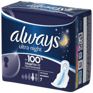 Прокладки гигиенические ALWAYS Ultra Night Экстра защита №7