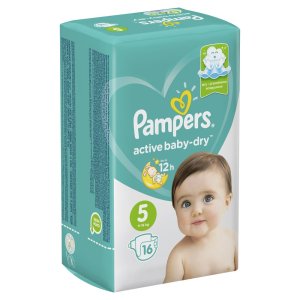 Подгузники PAMPERS Active baby Dry Junior разм. 5 (11-18кг) №16