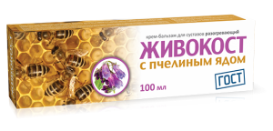 Крем-бальзам ЖИВОКОСТ д/суставов Пчелиный яд 100мл