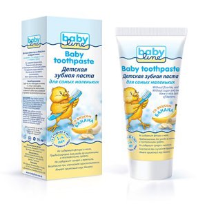 Зубная паста детская BabyLine Банан (1-4 года) 75мл