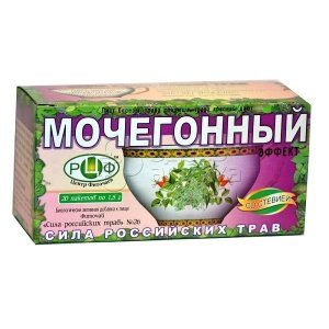 Чай лечебный СИЛА РОССИЙСКИХ ТРАВ №26 мочегонный пак.-фильтр №20