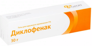 Диклофенак туба(гель д/наружн. прим.) 5% 30г №1