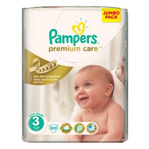 Подгузники PAMPERS Premium Care Midi (4-9кг) №20