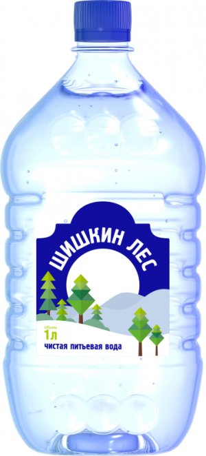 Вода питьевая ШИШКИН ЛЕС 1л (негаз.)