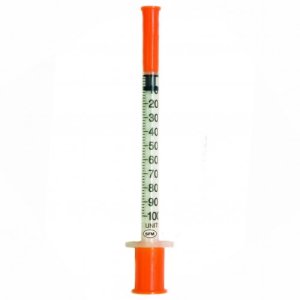 Шприц инсулиновый с иглой 1мл U-40 G29 (3-х комп.) игла 0,33 х 12,7мм №10