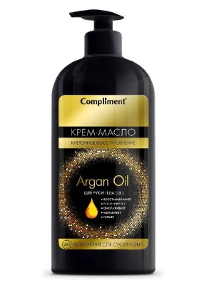 Крем-масло COMPLIMENT Argan Oil д/рук и тела 5в1 400мл