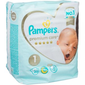 Подгузники PAMPERS Premium Care Newborn (2-5кг) №20