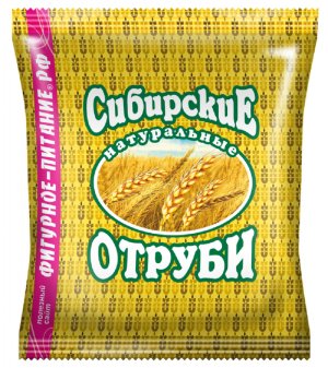 Отруби "Сибирские" пшеничные пак. 200г (натуральные)