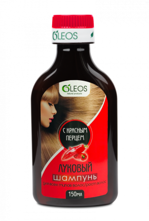 Шампунь OLEOS луковый с красным перцем д/всех типов волос 150мл