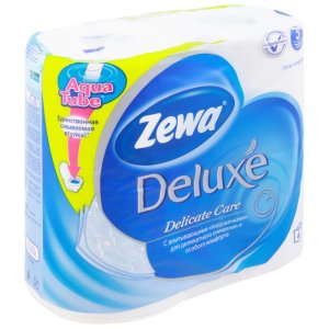 Бумага туалетная ZEWA Deluxe 3-слойн. №4 (бел.)