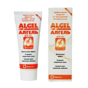 Алгель дезодорант-антиперсп. д/ног от пота и запаха 75мл (гель)