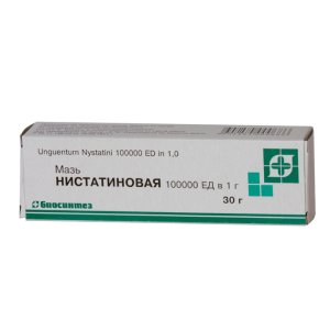 Нистатин туба(мазь д/наружн. прим.) 100000ЕД/г 30г