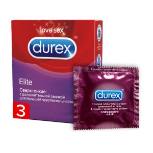 Презерватив DUREX Elite (ультратонкие со смазкой) №3