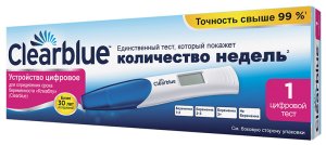 Тест на беременность CLEARBLUE Digital Цифровой (д/опр срока беременности)